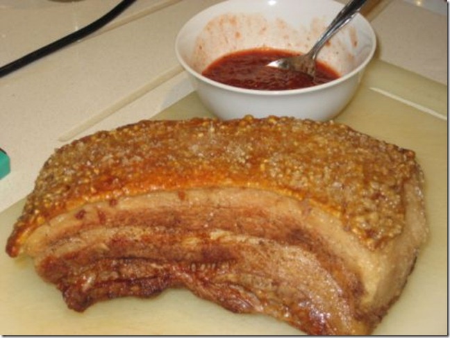 Chinese roast pork 