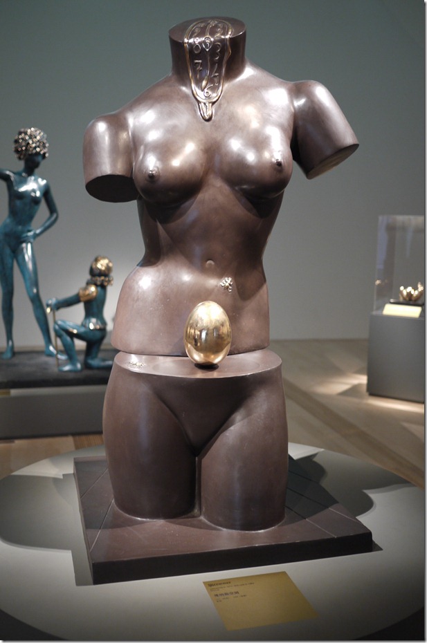 Woman of time, conceived in 1973 first cast 1984, bronze
