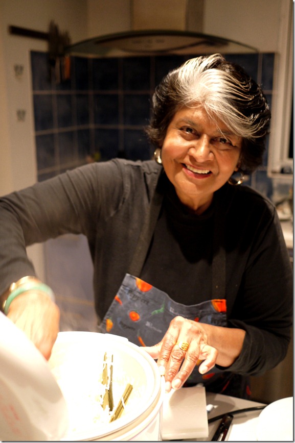 Carol Selva Rajah cooking fragrant glutenous rice