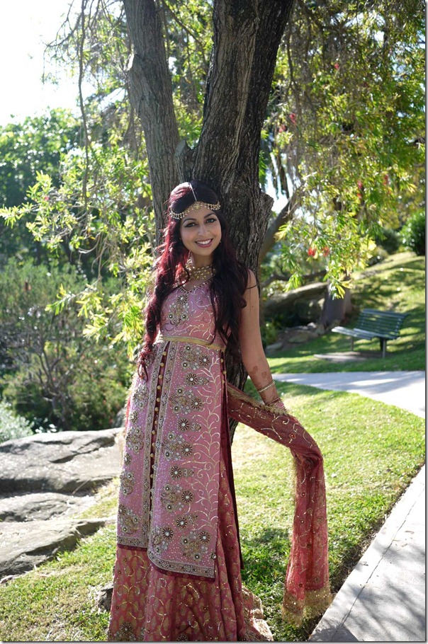 Beautiful Indian bride at Cremorne Point
