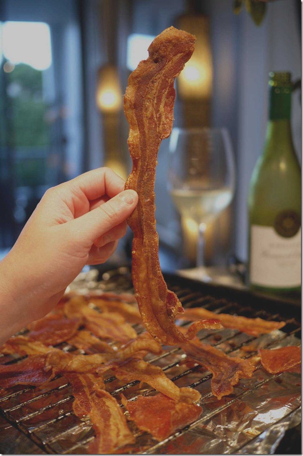 Made in heaven: Crispy rasher of bacon 