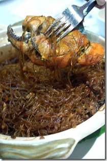 Mud crab with glass noodles