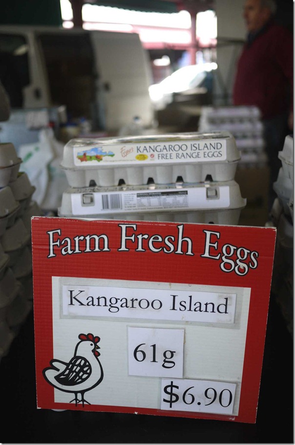 Free range eggs, Queen Victoria Market