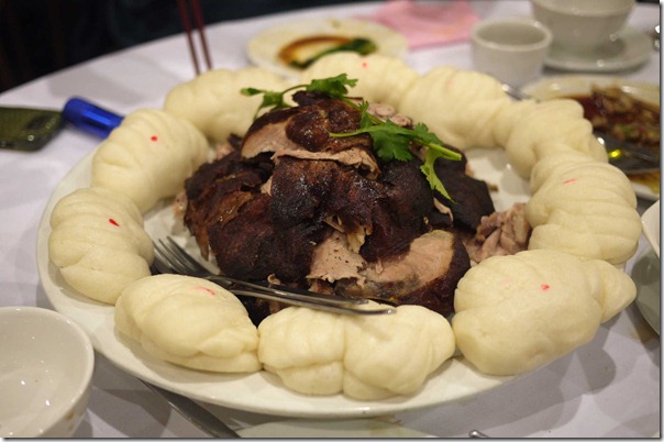 Tea smoked duck with Chinese steamed buns $68.80