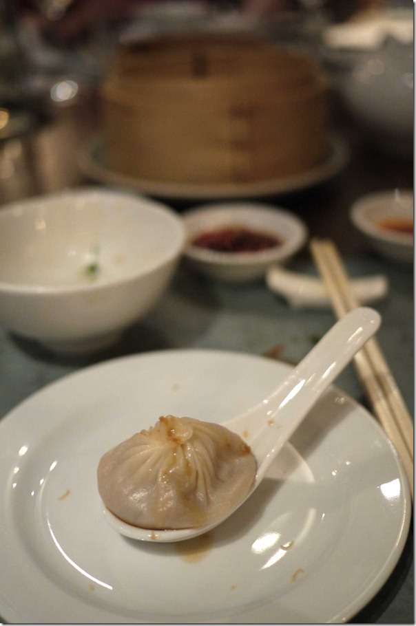 Xiao Long Bao with black vinegar and ginger