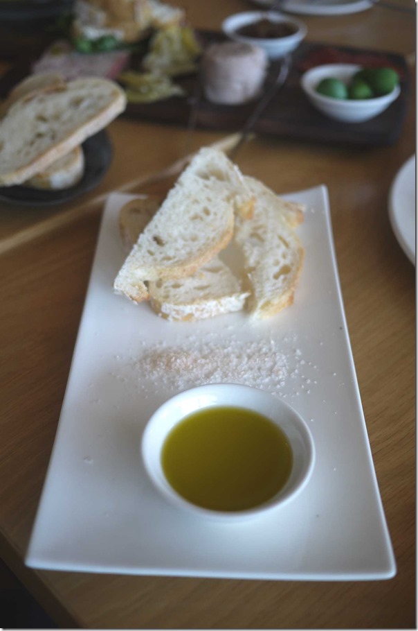 Sourdough and olive oil