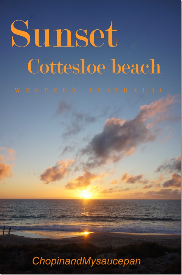 Sunset Cottesloe beach