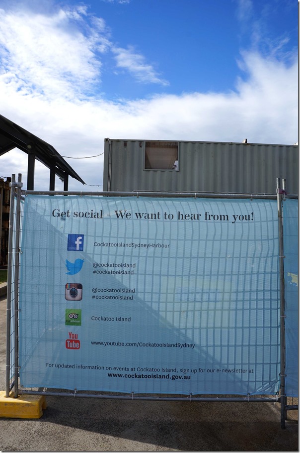 Cockatoo Island will love to hear from you on social media