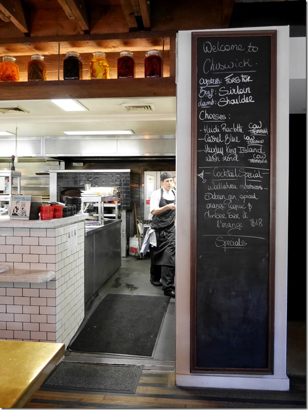 A busy chef in the kitchen, Chiswick, Woollahra