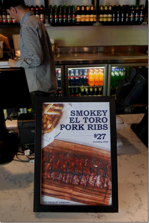 Smokey El Toro Pork Ribs $27