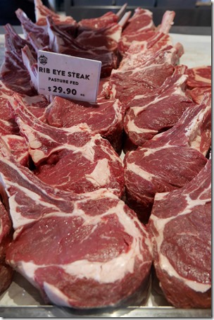 Rib eye steaks $29.90