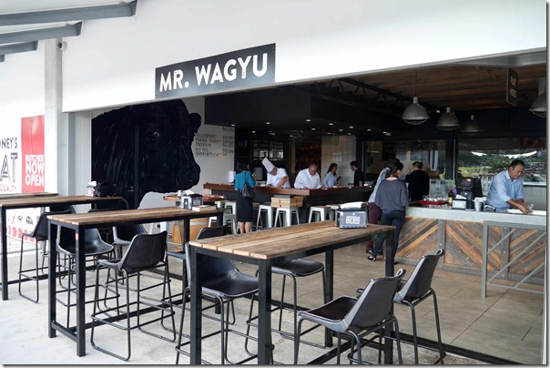 Mr. Wagyu tasting bar at Vic's Meat Market, Pyrmont