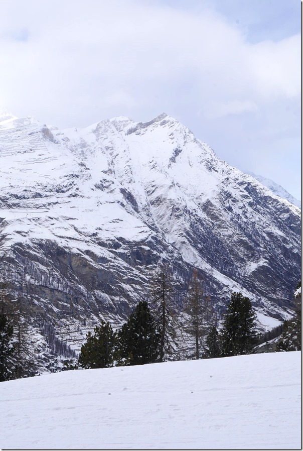 Snow-capped mountains at Gornergrat