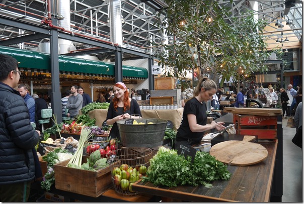Fresh vegetables and greens for sale, Tramsheds Sydney